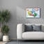 «Canada Map» par Erin Clark, art mural sur toile-718906531