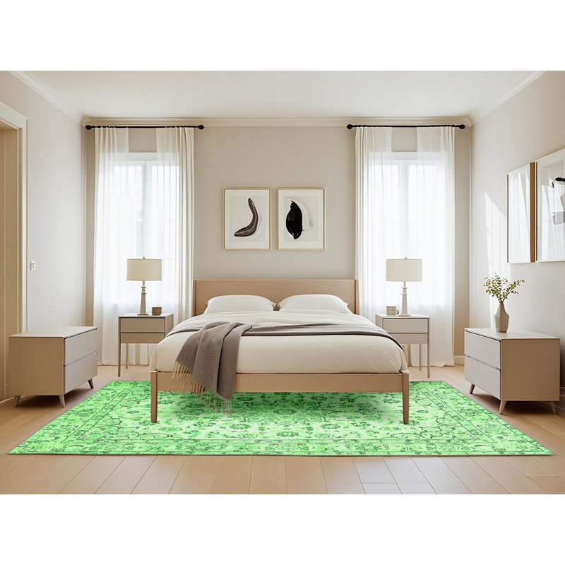 Mesics Performance Oriental Indoor Rug, Rectangle 5' x 8'