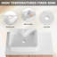 Ensemble de meuble-lavabo simple 32 "avec lavabo en céramique et portes à fermeture douce-540838104