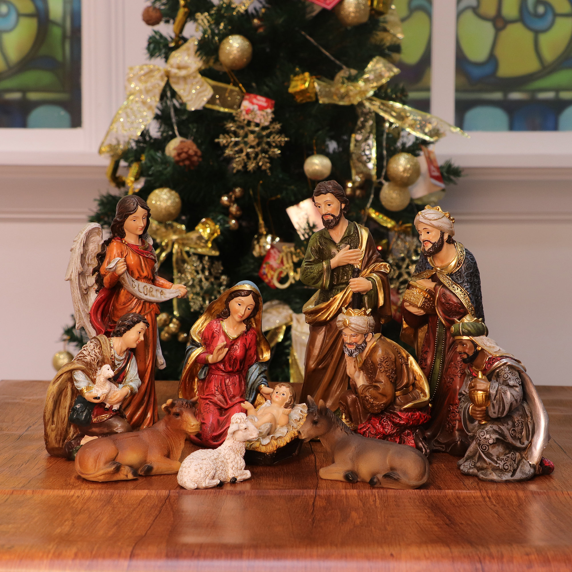 The Seasonal Aisle Christmas Nativity Set | Wayfair.co.uk