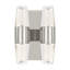Sean Lavin Lassell 4-light double short wall sconce in natural brass finish with crystal shades-758058555
