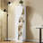 Chalese 360° Rotating Bookshelf, 4 Tiers Corner Shelf, Rotating Bookcase For Bedroom, Living Room