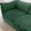 Canapé modulaire en L à 3 places avec 1 siège large et profond mobile, confortable et en chenille. Tiroirs de rangement coulissants uniques en forme de croissant, 3 chenilles, structure, ajoutent du luxe à la maison-1648255409
