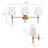 3-Light Modern Classic Vanity Light