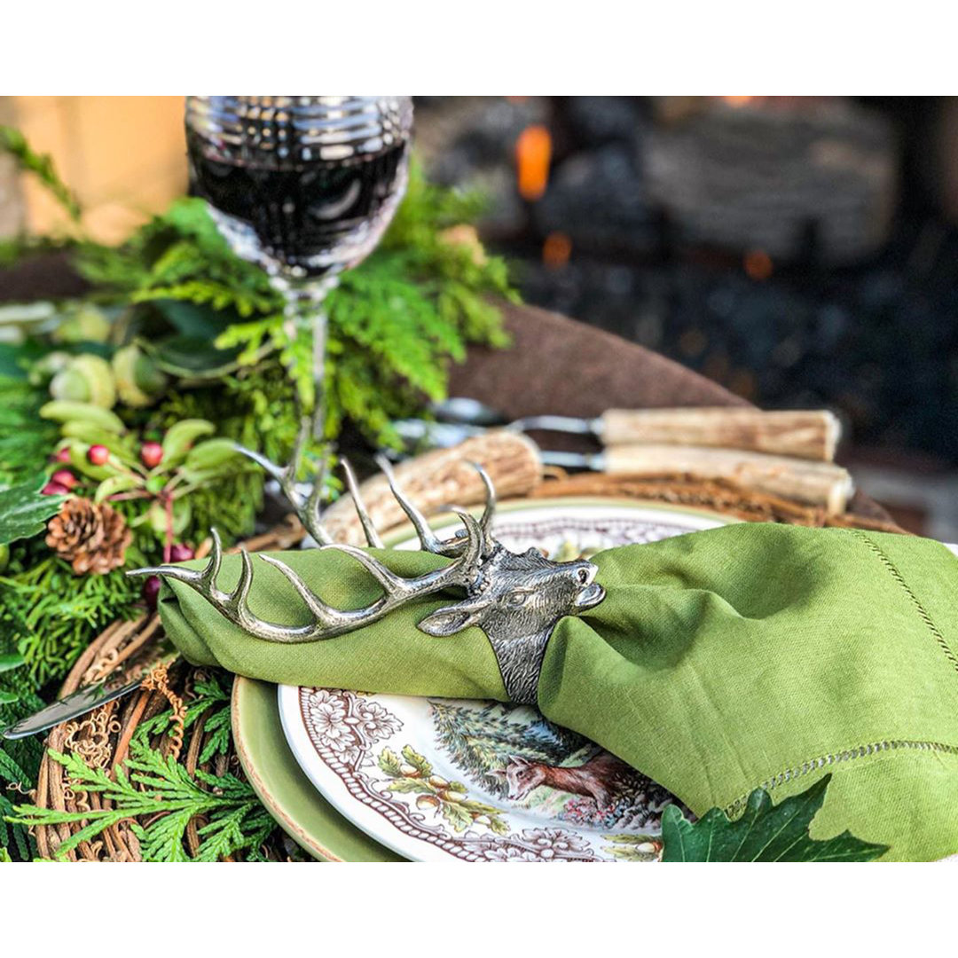 Lodge Metal Napkin Ring Vagabond House