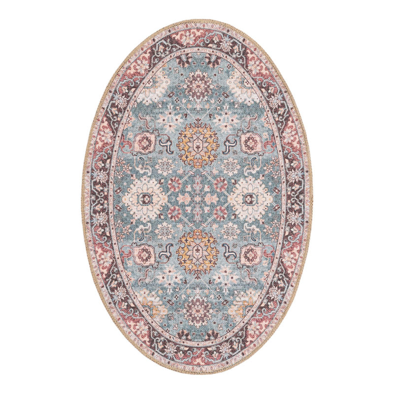 Lulabelle Performance Chenille Floral Indoor Rug, Round 2' x 2'