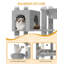 Large Cat Tree Tower, Cat Tree for Indoor Cats, Climbing Tower for Large Cats, 5 Scratching Post, 2 Large Platform, 2 Caves, 2 Baskets, Stairs, Hammocks-1297863285-1297863287