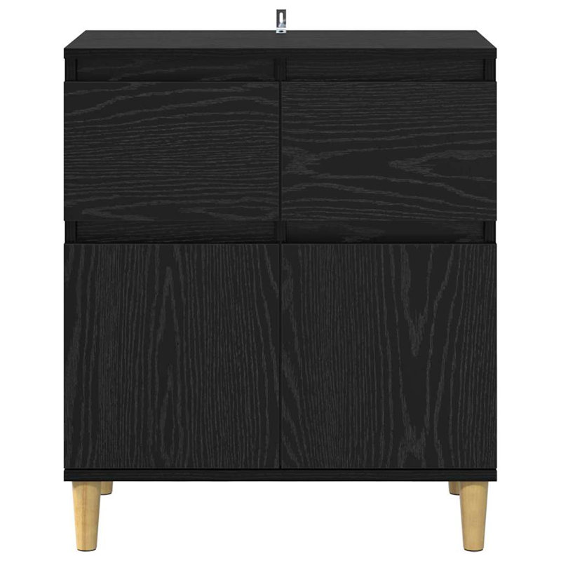 Sideboard Accent Chest, Black Oak