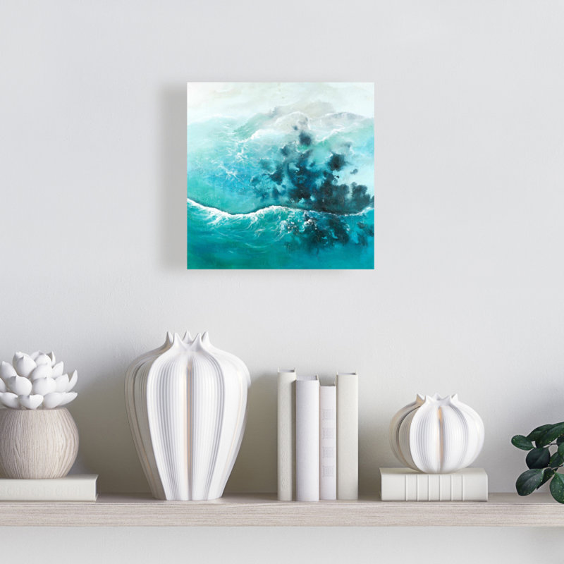 Bord de mer des Caraïbes | Toile bleue pour décoration de chambre à coucher