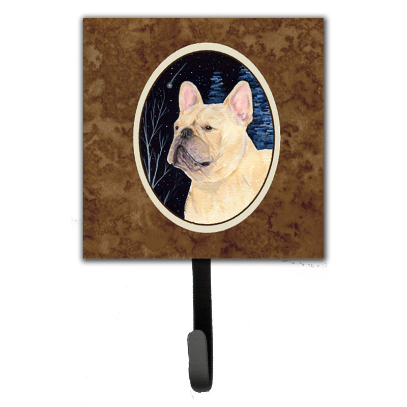 Porte-laisse bouledogue french french starry et crochet à clé night