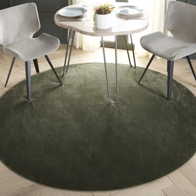Revive Solid Color Area Rug In Green
