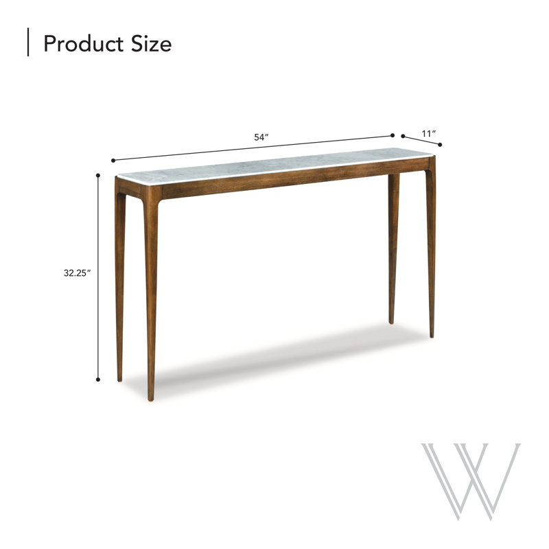 Jude 54'' W Marble Console Table