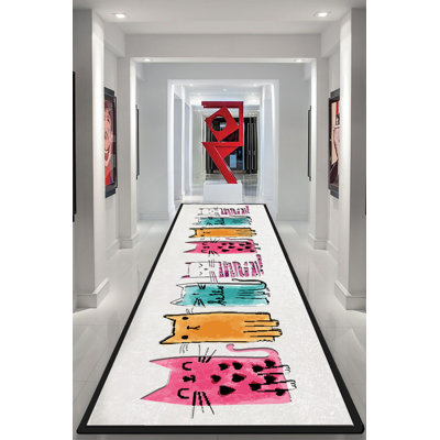 Premium Non-Slip Carpet, 4.6 x 6.2 Feet, 100% Polyester, 1.1 lbs, 5 mm Pile Height | Digital Print Design, Machine Washable, Ideal for Living Room & Bedroom | Durable with Non-Slip Underside, Easy Care