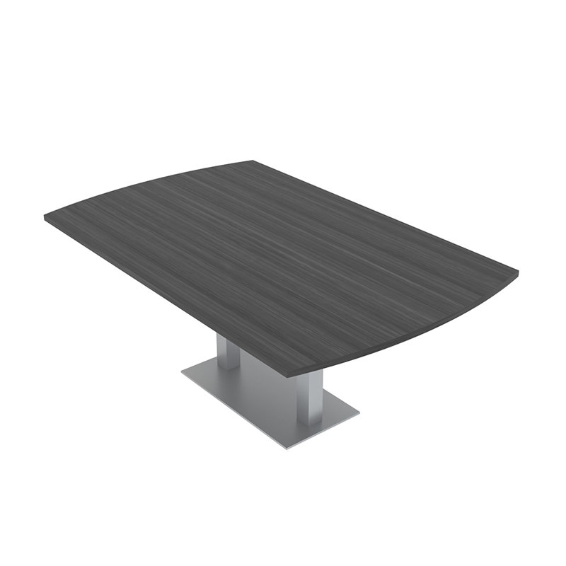 Table de conférence Pavert Arc, Nuit asiatique, Argent argent, H 30 po x l 84 po x P 48 po