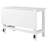 Entryway Console Table with Extendable Drop Leaf - Rustic Farmhouse Style for Small Spaces, White Solid Wood Dining