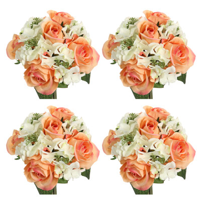 Tiges d'hortensia rose