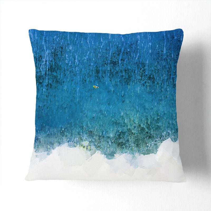 Abstract Square Throw Cushion, 40 x 40 cm