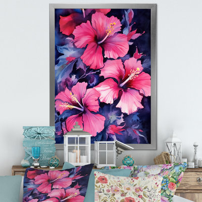 " Tropical Floral Hibiscus Beauty III "