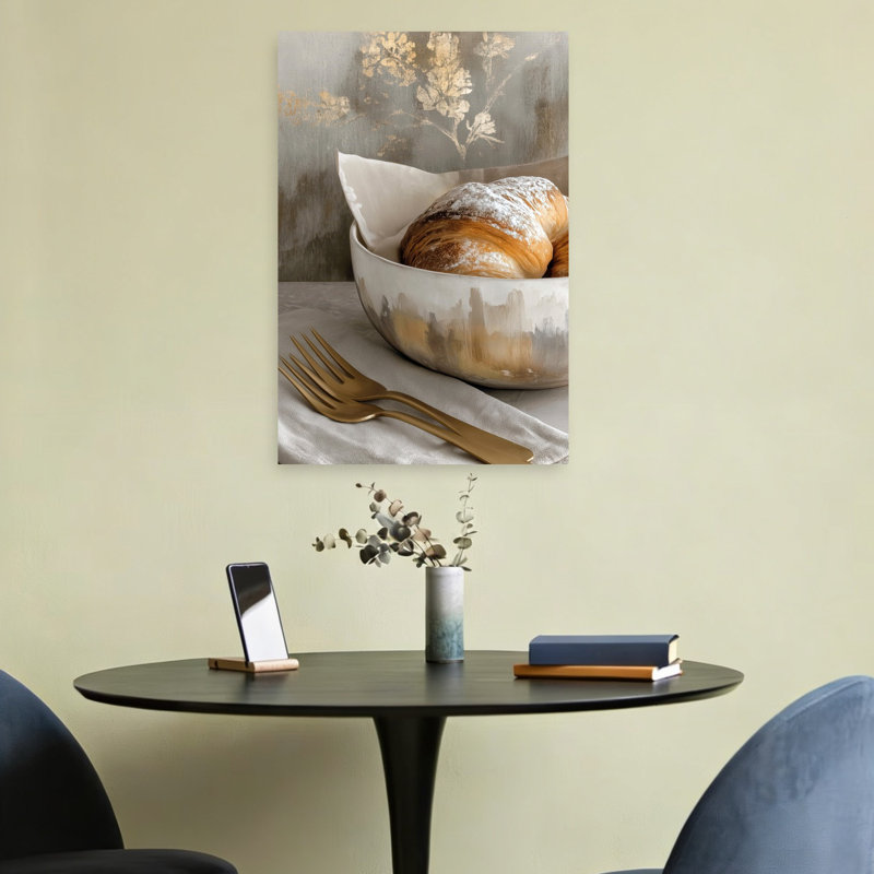 Art mural contemporain élégant et élégant, 24" H x 16" W