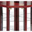 Vitrine de coin vitrée avec vitrine d'angle lumineuse, vitrine avec éclairage (inclus), bar, armoire à vin avec tablettes en verre réglables, décoration en cerisier clair (incluse)