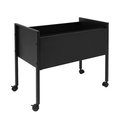 23.6'' H x 27.6'' W 1 File Cart with Wheels