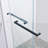 56-60"W X 60"H Frameless Double Sliding Tub Shower Door, 304 Stainless Steel, 5/16" (8Mm) Thick SGCC Tempered Clear Glass., Shower Door-123698851