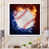 Impression blanche sur toile encadrée