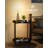 2-Tier Metal End Table With Removable Tray, Waterproof Side Table For Indoor & Outdoor Use, Small Sofa Coffee Table For Living Room, Bedroom, Balcony, Office & Patio.black-807601214