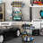 Heavy Duty Metal Garage Organizer with Wheels - Workshop Tool Storage Rack for Tools and Accessories, Black