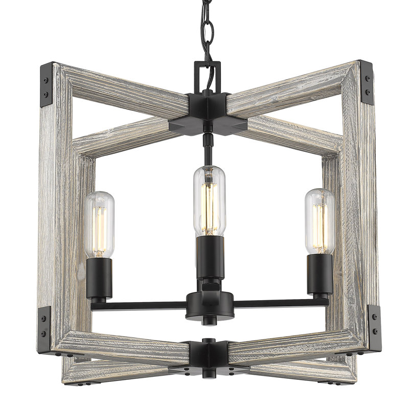 Yulia 4 - Light Black Lantern Pendant