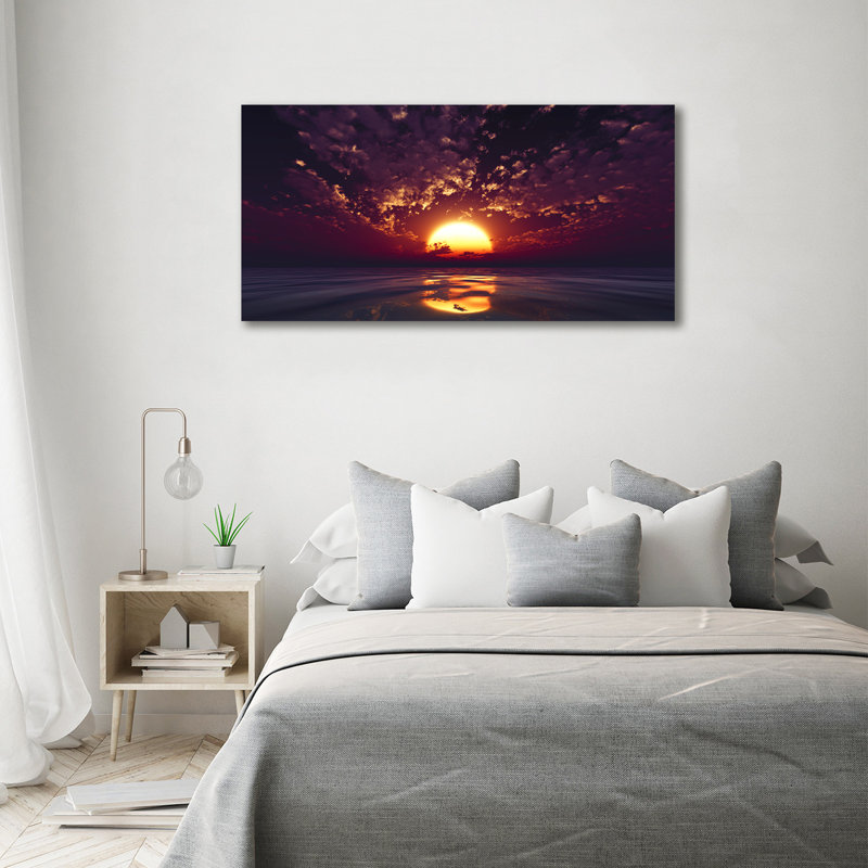 Sunset - Wrapped Canvas Print