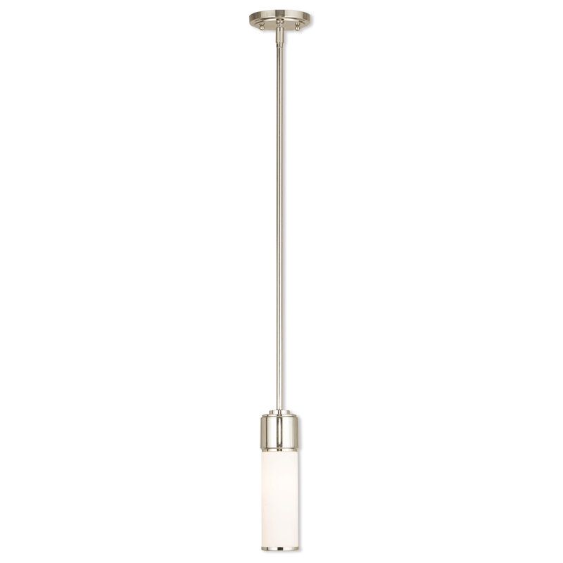Allegra 1 - Light Single Pendant, Polished Nickel