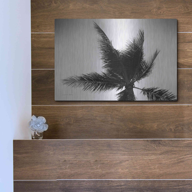 «Palm Tree Look Up IV» par Debra Van Swearingen, H 12 po x l 16 po