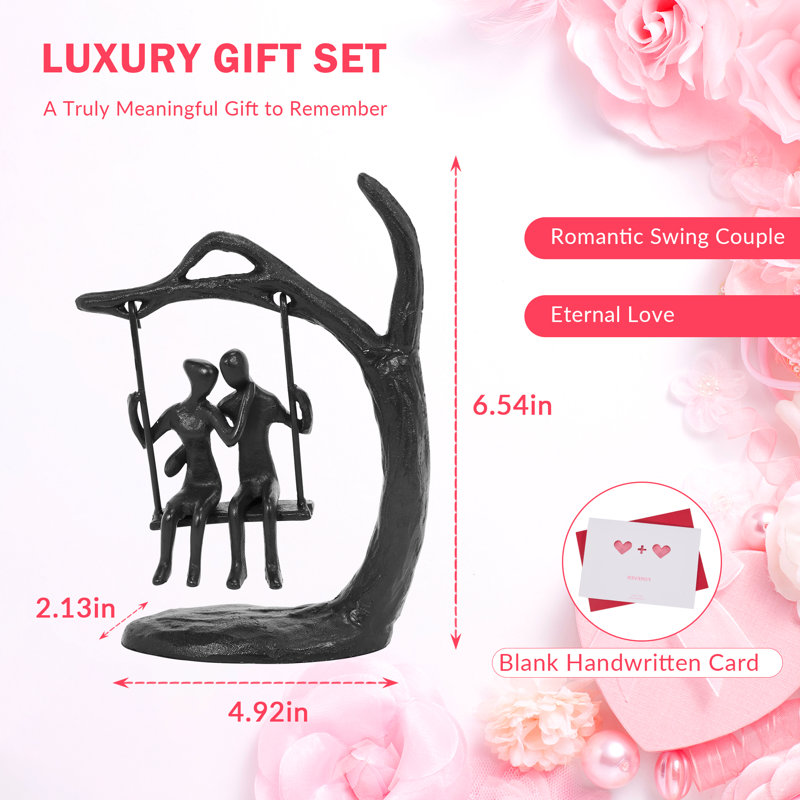 Iron Couple Table Accent