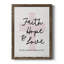 «Vadia Faith Hope and Love Cross», reproduction sur toile encadrée-88380388-88380387