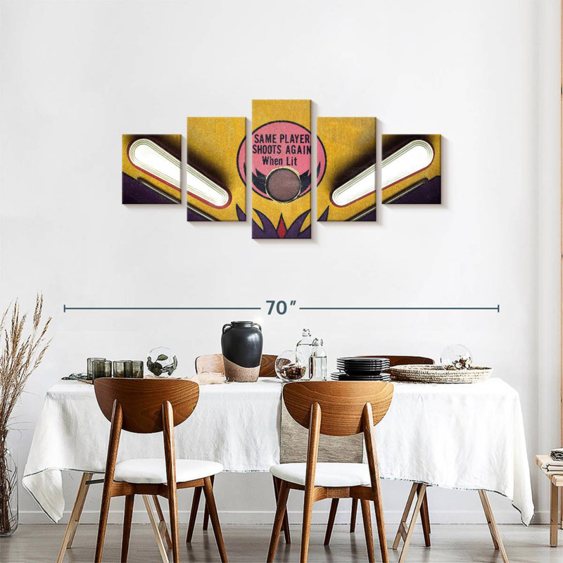'Pinball Machine Game, 24" H x 55" W