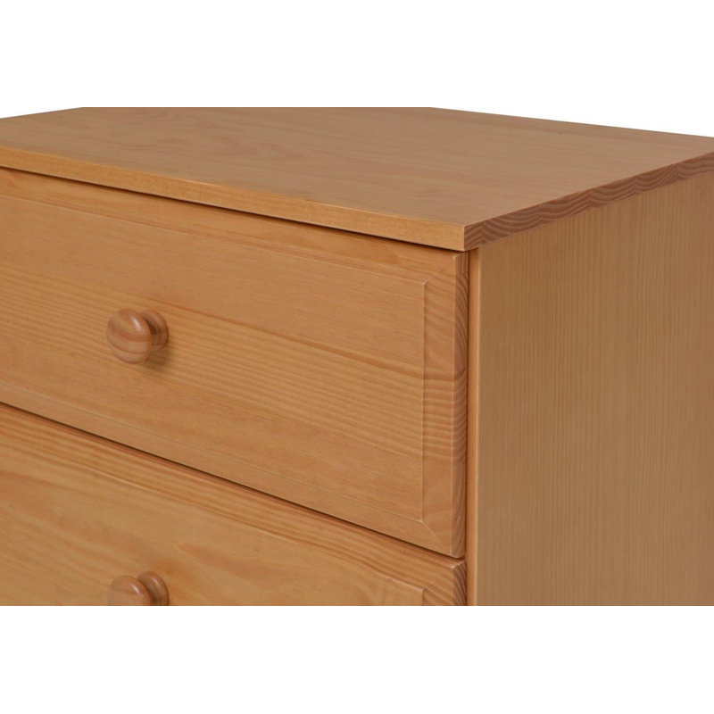 Commode 3 tiroirs Alayna, Naturel