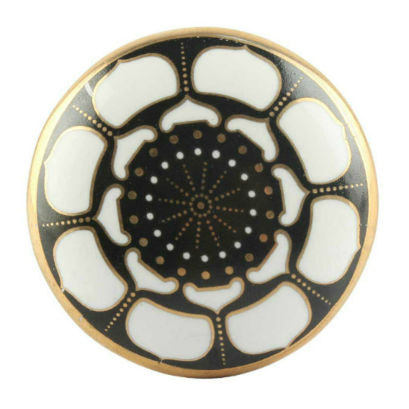 Oversized 1 3/4" Diameter Mushroom Knob, Golden