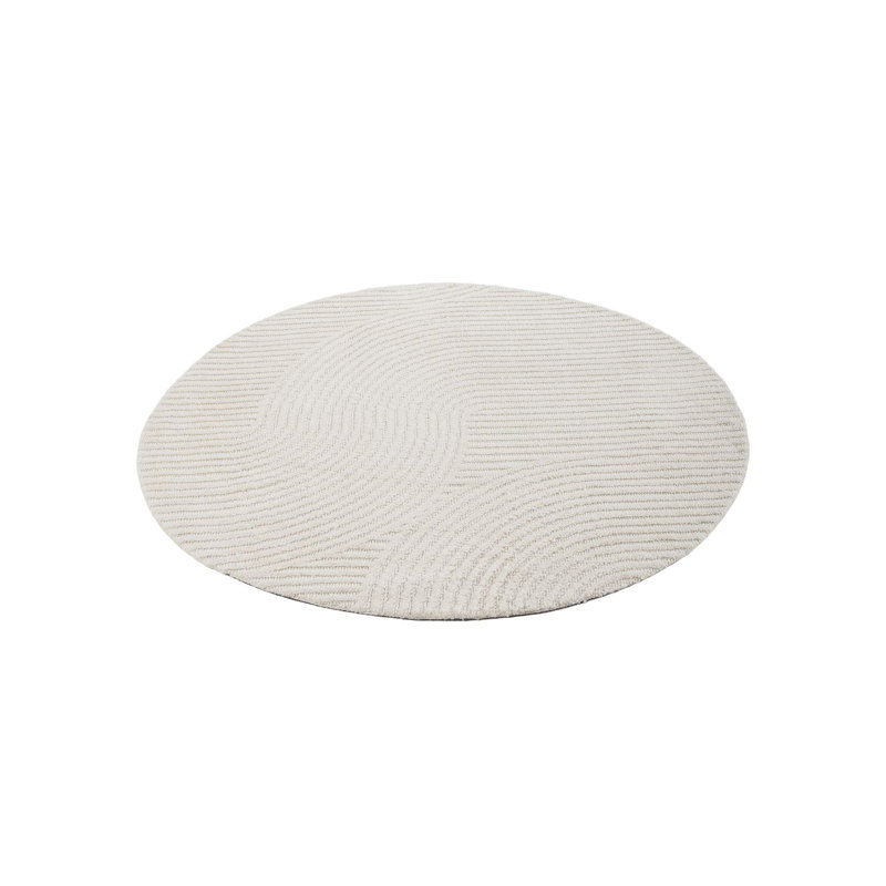 Handgefertigter Teppich Aus Mikrofaser In Creme Hand Tufted Area Rug, Rectangle 80 x 150cm