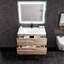 Meuble-lavabo simple 36 po avec plateau en porcelaine Alberthe