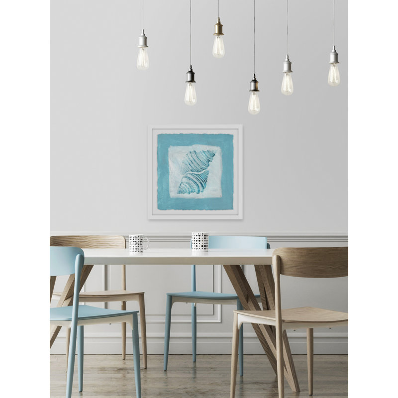 " Ocean Seashell ", 12" H x 12" W x 3.5" D