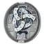 QXM366SRH Melodies In Motion Clock, Silver-Tone