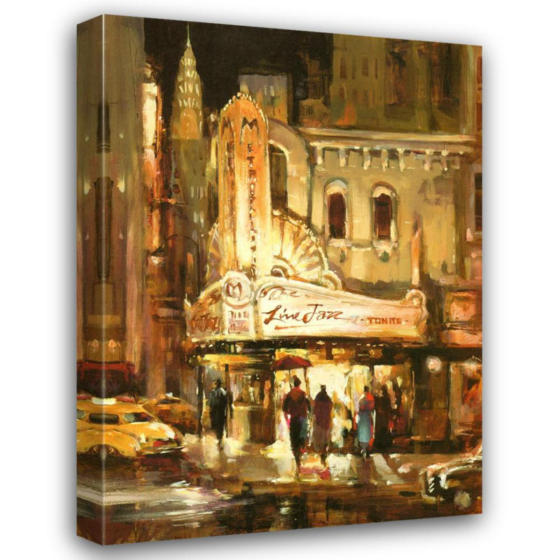 Metropolitan Jazz, 39" H x 28" W