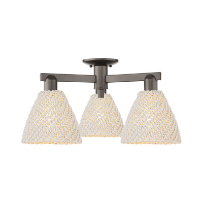Sadye - 3 Light Semi-Flush Mount