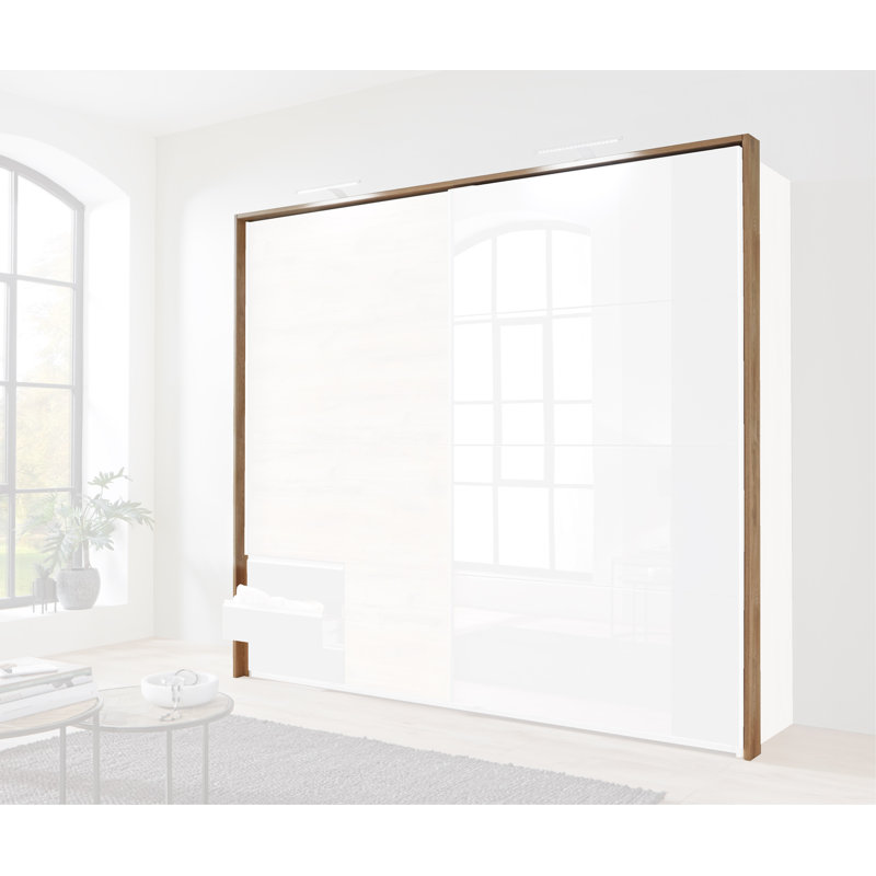 Vosburg 228cm Hardware, Plank Oak, 213cm H x 228cm W x 12cm