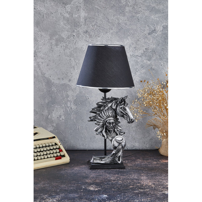 Lampe de table Danwood, gris, Noir
