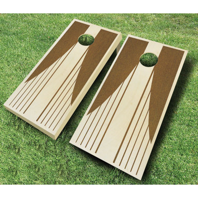 2' x 4' Solid Wood Cornhole Set with Bags