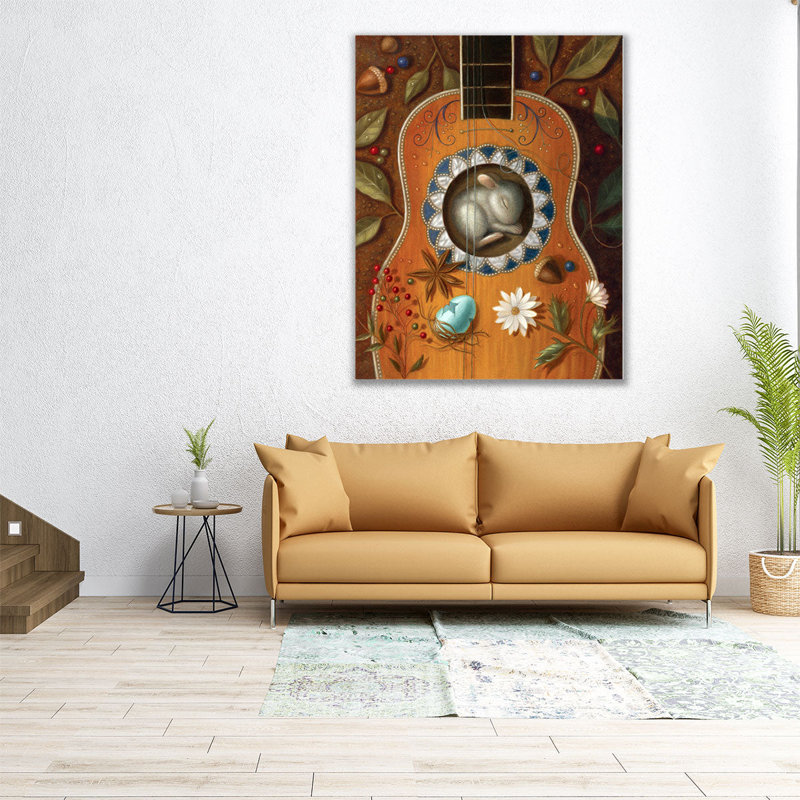 A Residence Of Resson - reproduction d'art sur toile, H 40 po x l 32 po