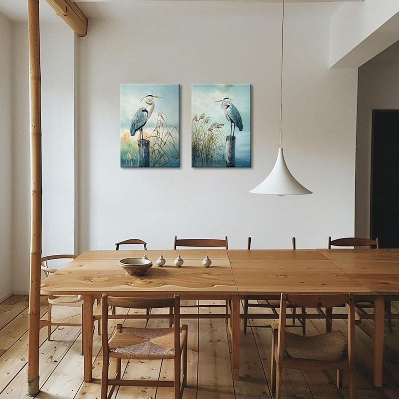 2 Piece Wrapped Canvas Print, 40 cm H x 60 cm W