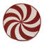 Holiday Traditional Circular Pillow Cover & Insert-71488757